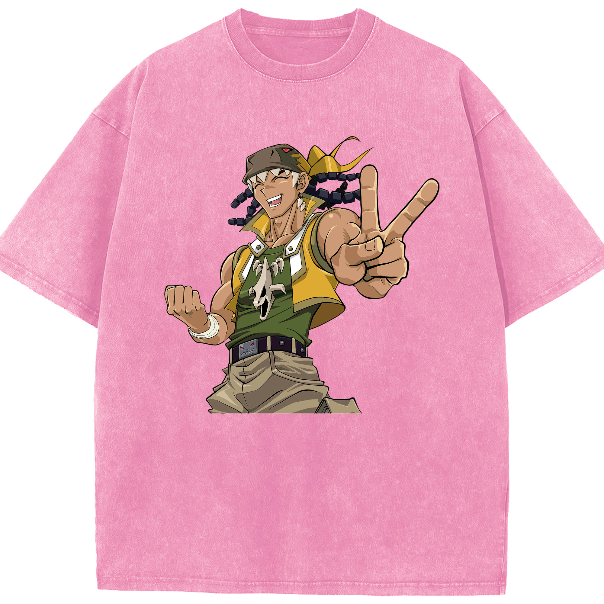 （画像用） 遊☆戯☆王 Yu-Gi-Oh! 綿100% ヴィンテージ風 半袖Tシャツ（フロントプリント）